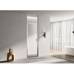 Душевая дверь в нишу Azario MILTON 900х2000 стекло прозрачное 6 мм, профиль серебро (AZ-NAO6211 900)