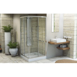 Душевой поддон BLB 70х70х6,5, стальной квадратный