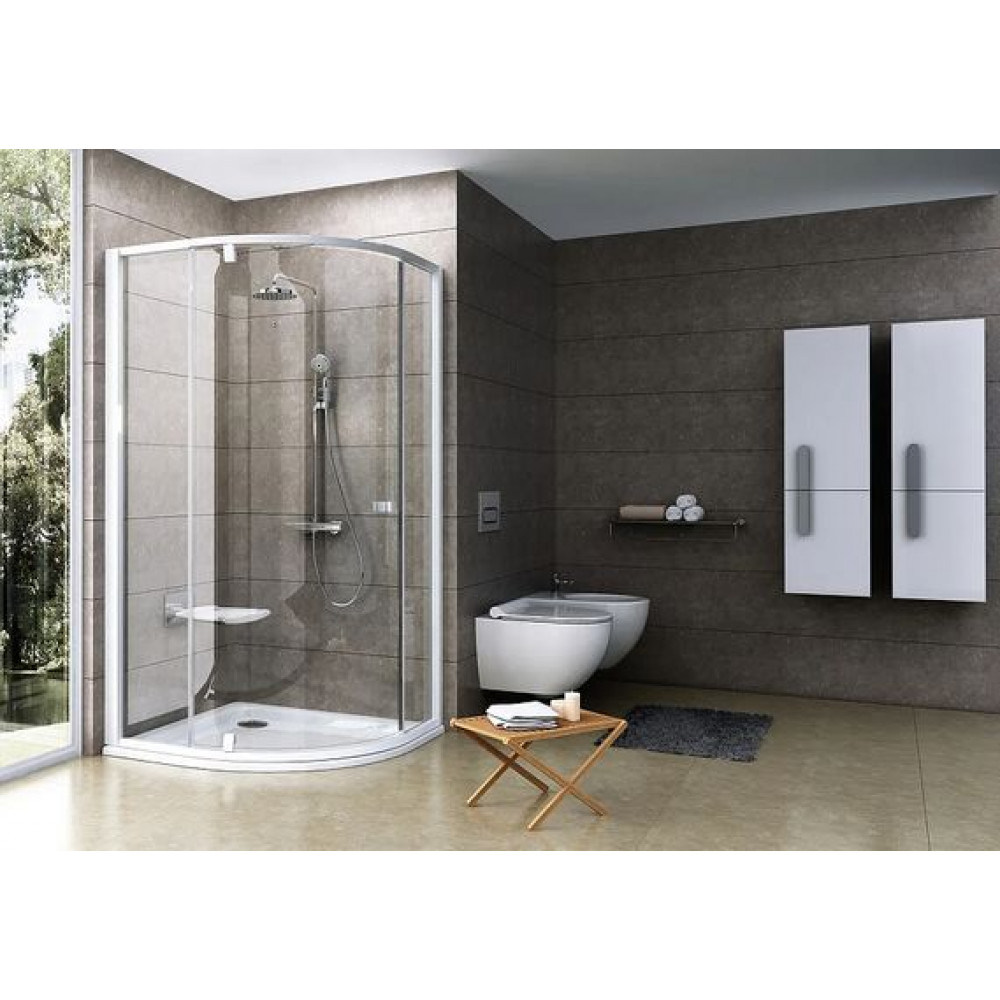 Душевой уголок Ravak Pivot PSKK3 90x90 стекло Transparent, профиль Белый (37677101Z1)