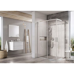 Душевая дверь Ravak Blix Slim BLSRV2K-120 профиль Хром стекло Transparent (X1XMG0C00Z1)