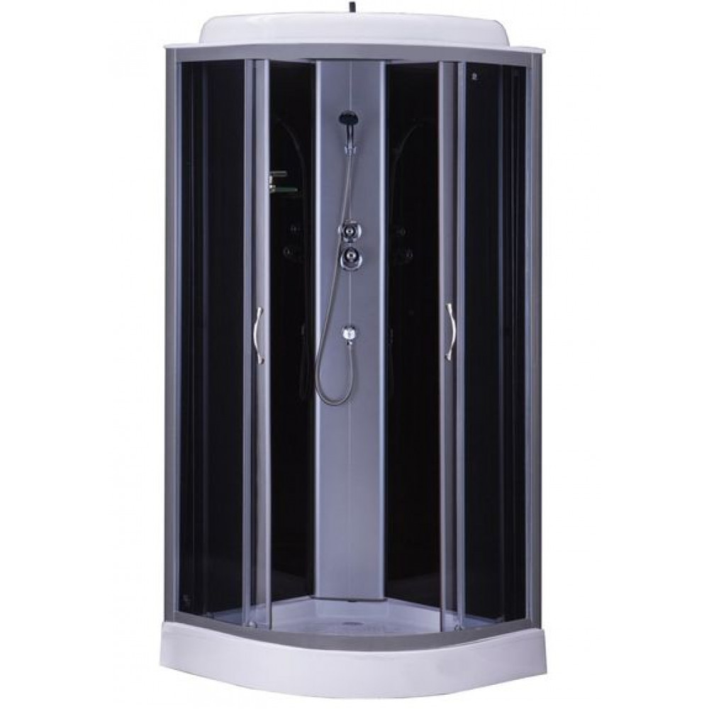 Душевая кабина Loranto CS-6611 G, 100х100х215, поддон 13 см