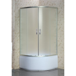 Душевое ограждение Loranto CS-8030S 100х100х195, поддон 40 см