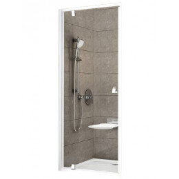 Душевая дверь Ravak Pivot PDOP1-80 белая, стекло прозрачное