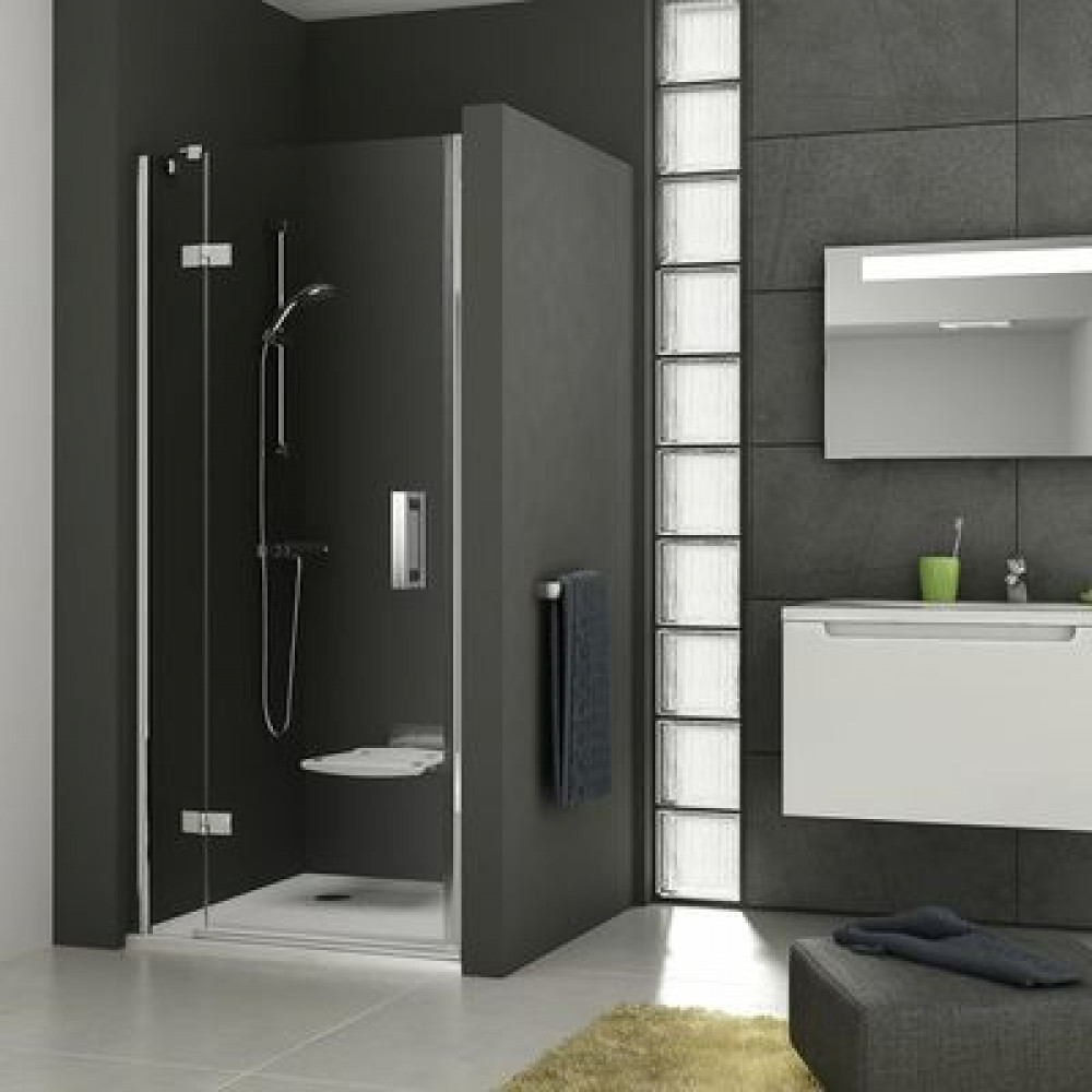 Душевая дверь Ravak Smartline SMSD2-90 A L распашная, левостороння, стекло Transparent, профиль Хром (0SL7AA00Z1)