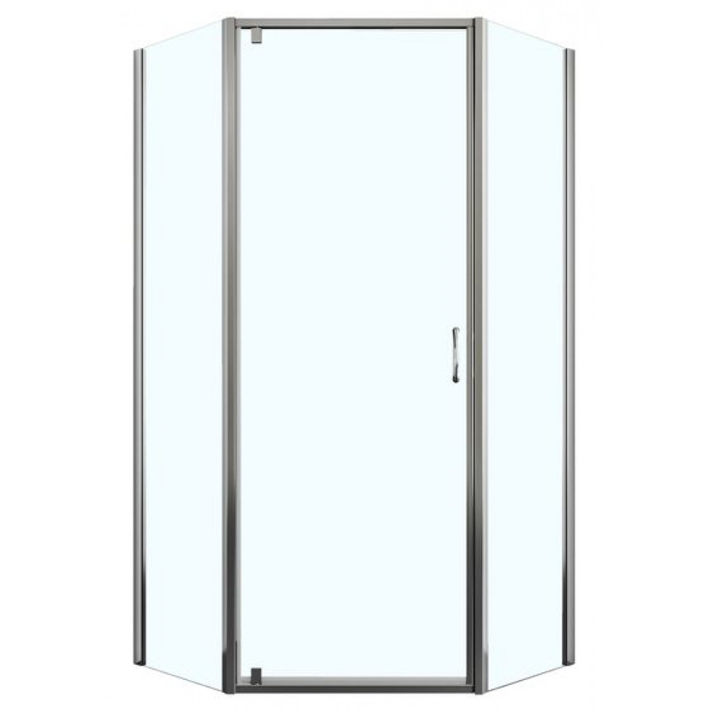 Душевое ограждение Azario DALLAS 90х90х200 хром, 5мм прозрачное стекло (AZ-112P 90х90)
