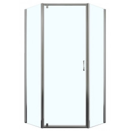 Душевое ограждение Azario DALLAS 90х90х200 хром, 5мм прозрачное стекло (AZ-112P 90х90)