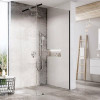 Душевая перегородка Ravak Walk-In Wall 60 стекло Transparent, профиль Черный (GW9W00300Z1)
