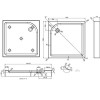 Душевой поддон Azario 1000х1000х150 R/L, для GREENWOOD 1000, NAG 1221 1000