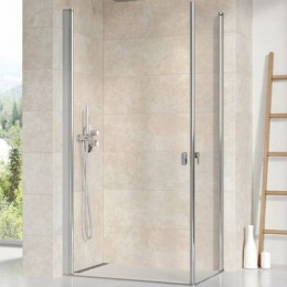 Душевая дверь Ravak Chrome CRV1-80 распашная, стекло Transparent, профиль Хром (1QV40C01Z1)