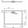 Ультратонкий акриловый прямоугольный душевой поддон Ideal Standard ULTRAFLAT NEW 1200x900x25 мм. Для напольной или встраиваемой установки (T448301)