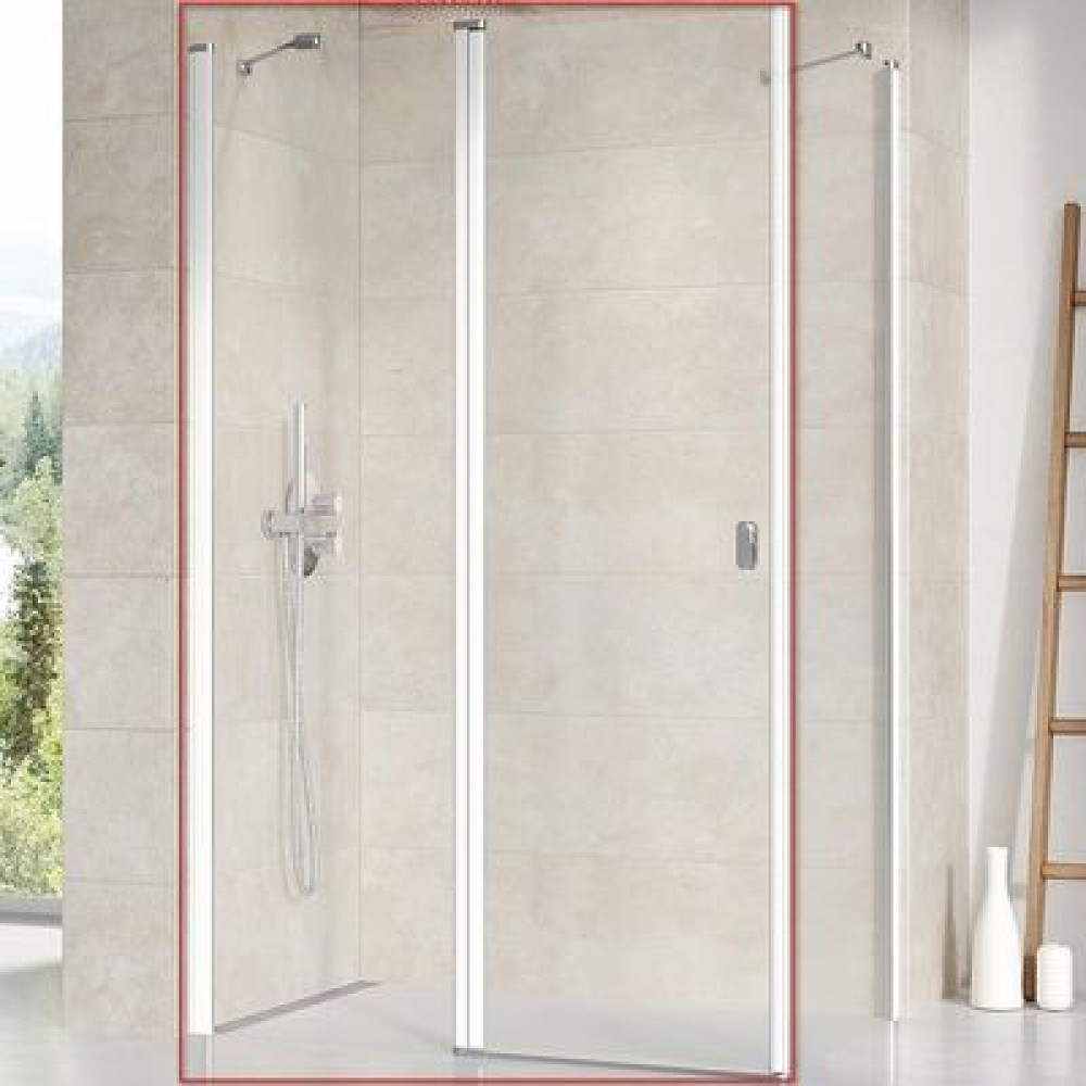 Душевая дверь Ravak Chrome CRV2-120 распашная, стекло Transparent, профиль Белый (1QVG0100Z1)