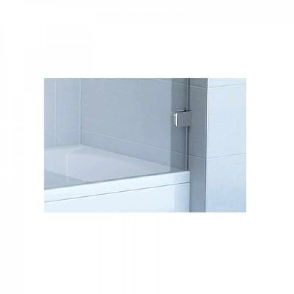 Шторка для ванны Ravak BVS2-100 L, профиль хром, стекло прозрачное