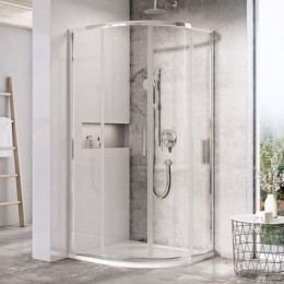 Душевой уголок Ravak Blix Slim 80x80 BLSCP4-80 профиль хром