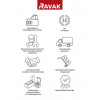 Душевая дверь Ravak Supernova SRV2-90 195 S стекло Grape, профиль Белый (14V701O2ZG)