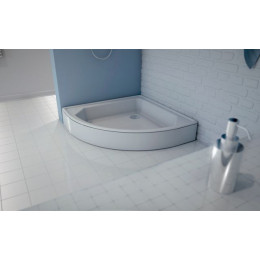 Душевой поддон BLB стальной 70х70х12 четверть круга