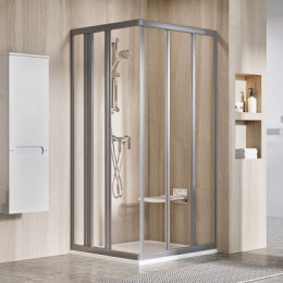 Душевая дверь Ravak Supernova ASRV3-80 198 раздвижная, стекло Transparent, профиль Сатин (15V40UR2Z1)