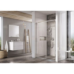 Душевая дверь Ravak Blix Slim BLSDP2-110 профиль Хром стекло Transparent (X0PMD0C00Z1)