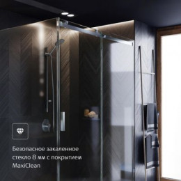 Душевое ограждение Roca Area фронтальная панель с раздвижной дверью 140x200, правая (MP05R4012M)