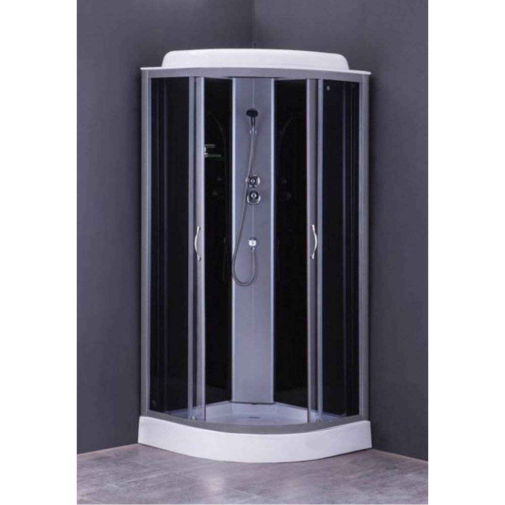Душевая кабина Loranto CS-6611 G, 100х100х215, поддон 13 см