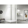 Душевая перегородка Azario CHICAGO Walk-in 1200x1950 прозрачное стекло 8 мм, покрытие EASY CLEAN, цвет профиля серебро (AZ-NAR6310 1200)