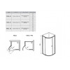 Душевой уголок Ravak Pivot PSKK3 90x90 стекло Transparent, профиль Белый (37677101Z1)