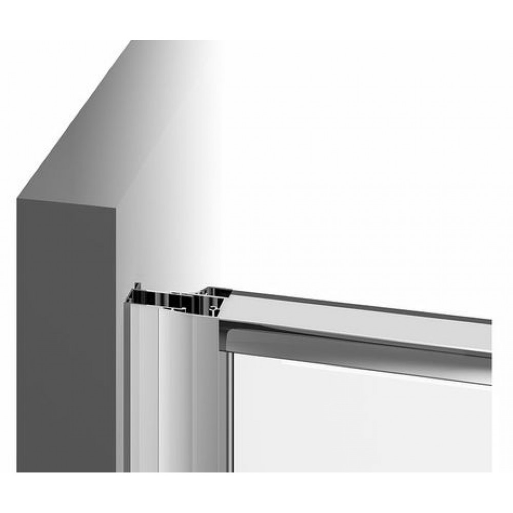 Душевая дверь Ravak Pivot PDOP2-100 распашная, стекло Transparent, профиль Черный (03GA0300Z1)