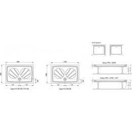 Душевой поддон Ravak GIGANT PRO 120x90 белый