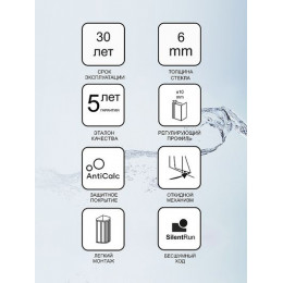 Душевая дверь Ravak Blix BLDP4 130 раздвижная, стекло Grape, профиль Хром (0YVJ0C00ZG)