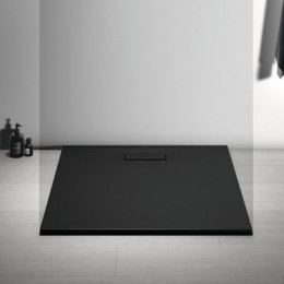 Душевой поддон Ideal Standard ULTRAFLAT NEW 900x900x25 ультратонкий, акриловый квадратный, черный (T4467V3)