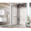 Душевая перегородка Ravak Walk-In Wall 120  профиль Черный стекло Transparent (GW9WG0300Z1)