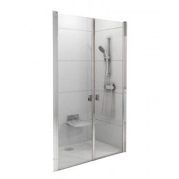 Душевая дверь Ravak Chrome CSDL2-90, профиль хром, стекло прозрачное