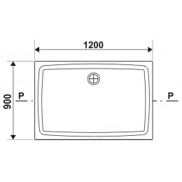 Душевой поддон Ravak GIGANT PRO 120x90 Flat белый
