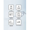 Душевая дверь Ravak Brilliant BSD2-90 A R распашная, правостороння, стекло Transparent, профиль Хром (0UP7AA00Z1)