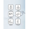 Душевая дверь Ravak Pivot PDOP2-120 распашная, стекло Transparent, профиль Черный (03GG0300Z1)