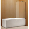 Шторка для ванны Azario MERRIT 800х1400 прозрачное стекло 6 мм, покрытие EASY CLEAN, цвет профиля серебро (AZ-NF6310 800)