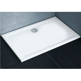 Душевой поддон из искусственного камня Ravak Gigant Pro 100x80 Flat Белый (XA03A411010)
