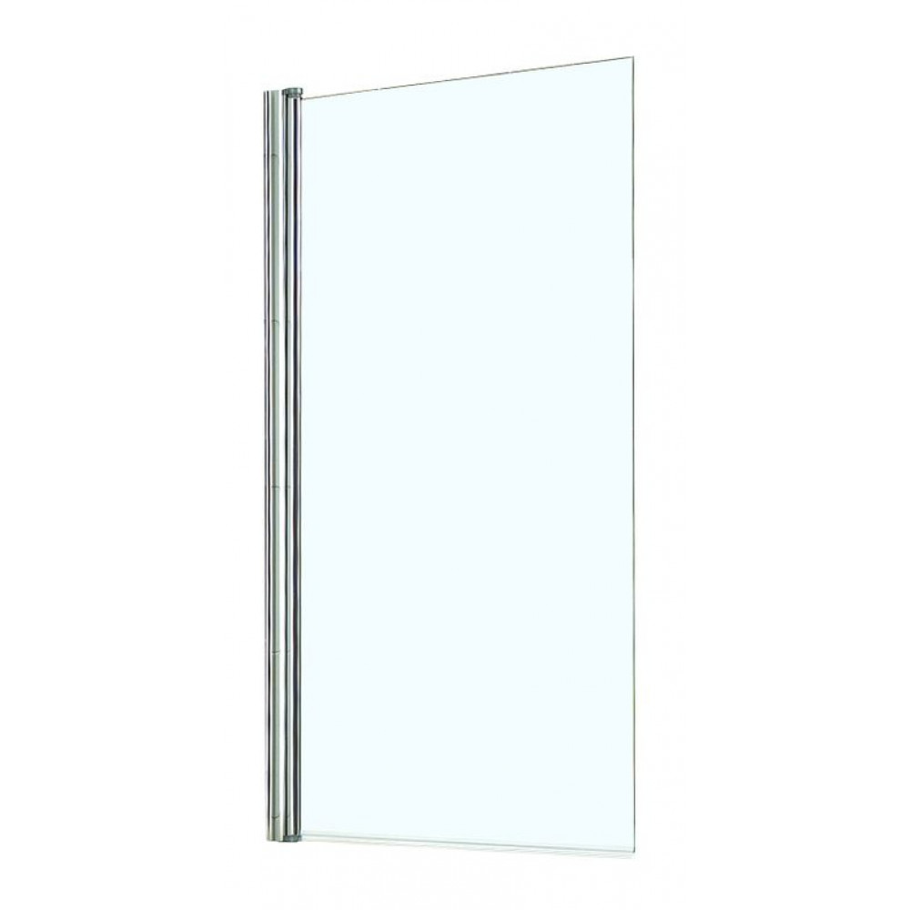 Шторка для ванны Azario MERRIT 800х1400, прозрачное стекло 6 мм, покрытие EASY CLEAN, цвет профиля серебро (AZ-NF6211-1 800)
