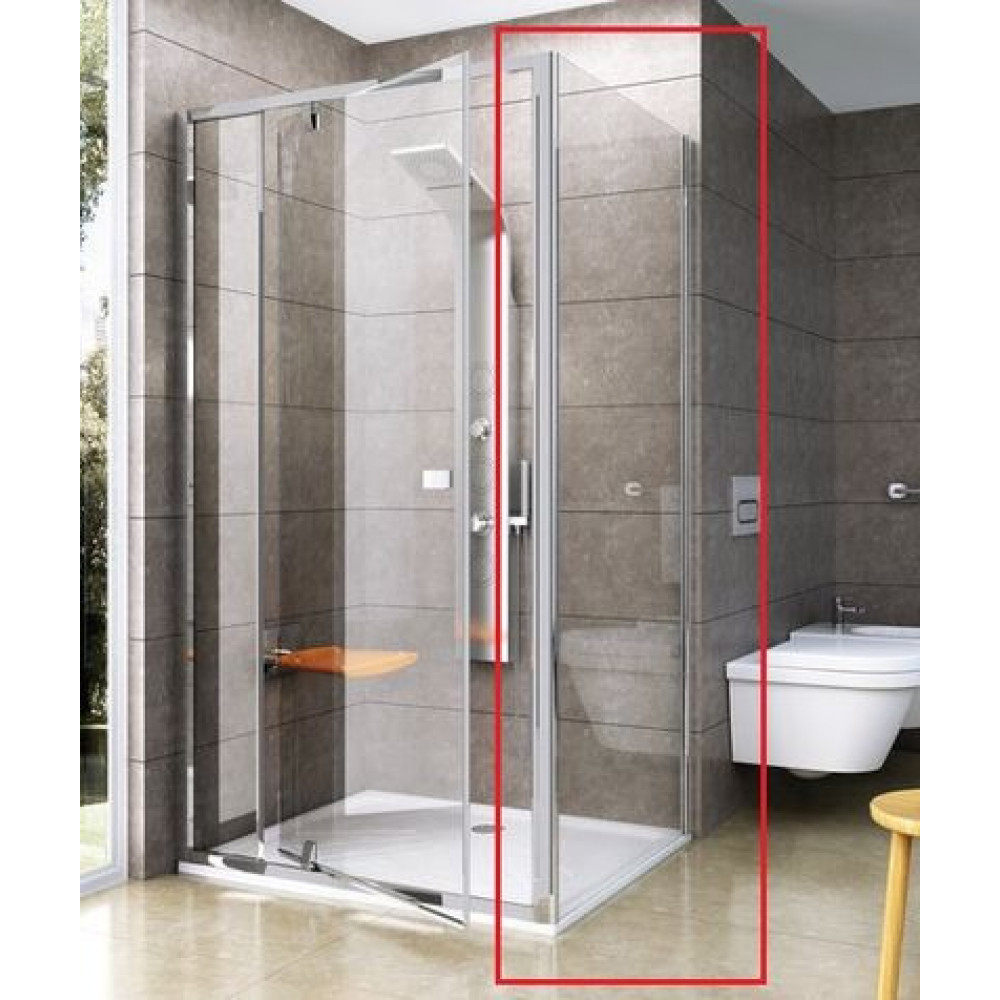Боковая неподвижная стенка Ravak Pivot PPS-100 блестящая + Транспарент