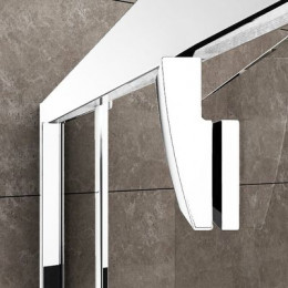 Душевая дверь Ravak Pivot PDOP1-90 распашная, стекло Transparent профиль Белый, ручка Белая (03G70101Z1)