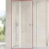 Душевая дверь Ravak Chrome CRV2-80 профиль Белый стекло Transparent (1QV40100Z1)