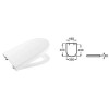 ПЭК Roca Meridian Pack подвесной унитаз Rimless + инсталляция + сиденье Supralit (7.8931.0.499.0)