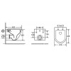Сет 3 в 1 инсталляция Grohe Rapid SL с клавишей смыва  + подвесной унитаз Azario Grado c быстросъемным сиденьем микролифт (38772001+AZ-0046N)