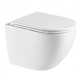 Сет AZARIO NEW Инсталляция для подвесного унитаза 3/6л +подвесной унитаз Azario Navio безободковый в комплекте с быстросъемным сиденьем микролифт (AZ-501A+AZ-0074)