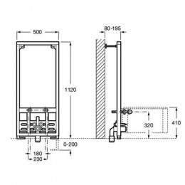 Инсталляция Roca DUPLO, для биде