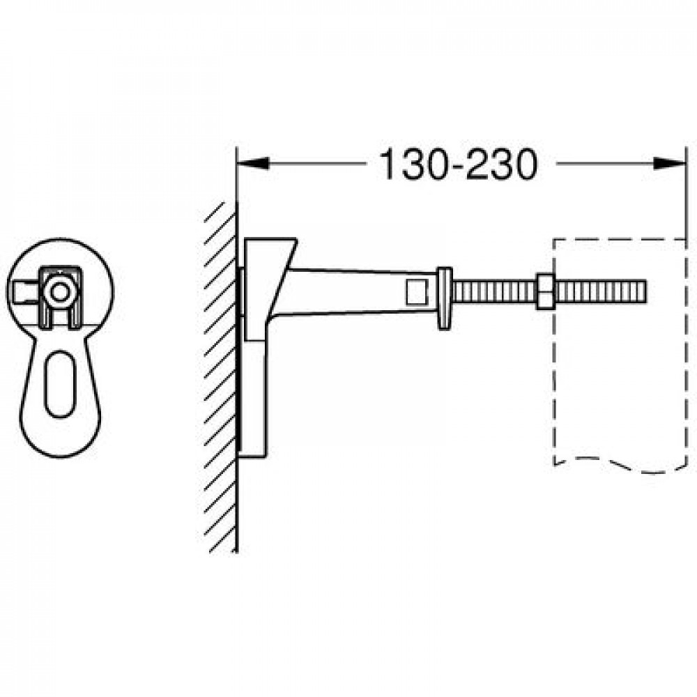 Инсталляция Grohe Rapid SL 38811KF0 для унитаза с Черной матовой клавишей смыва (38811KF0)