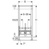 Инсталляция Geberit Duofix для биде, 112 см, универсальная (111.520.00.1)
