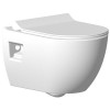 Сет AZARIO инсталяция + унитаз Creo Ceramique Ocean plus подвесной безободковый с тонким сиденьем микролифт