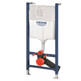 Инсталляция для подвесного унитаза Grohe Solido 1,13 м + панель смыва Grohe Sail (2 объема смыва), хром (38971000 + 38965000)