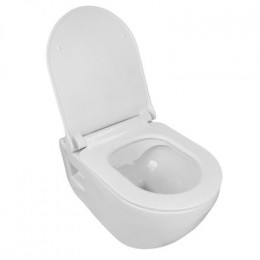 Сет AZARIO инсталяция + унитаз Creo Ceramique Ocean plus подвесной безободковый с тонким сиденьем микролифт