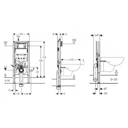 Система инсталляции для унитазов Geberit Sigma 8 111.796.00.1